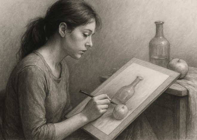 Традиционные техники рисования: как освоить язык бумаги, графита и света