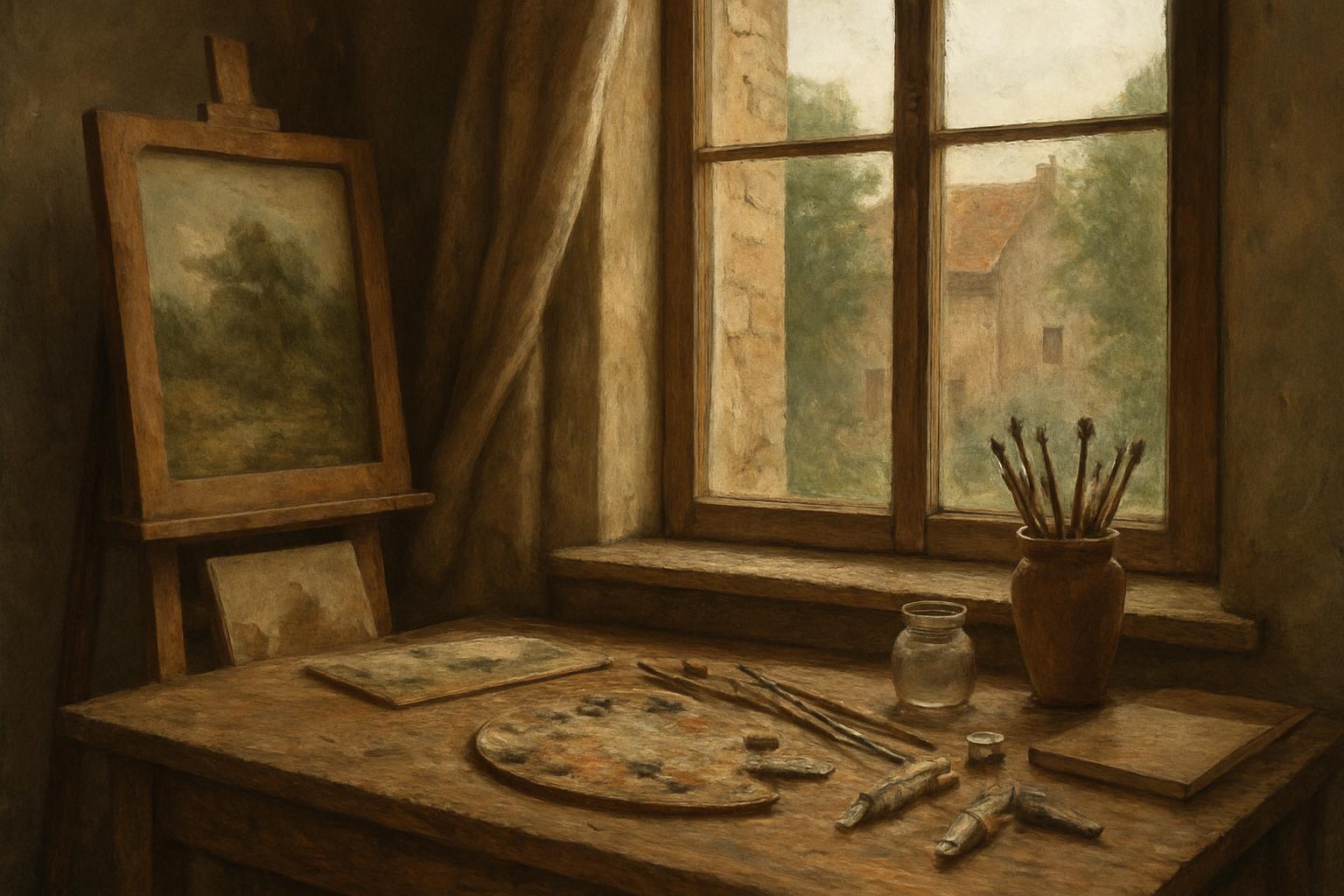 Традиционные техники рисования. История и личный опыт за окном мастерской