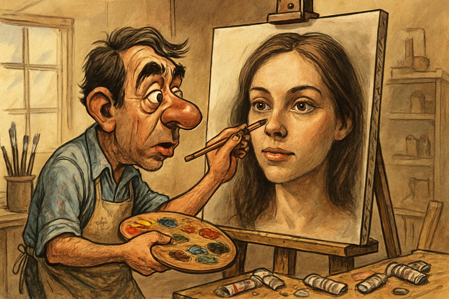 Стилизация и карикатура. Практические примеры из жизни художника